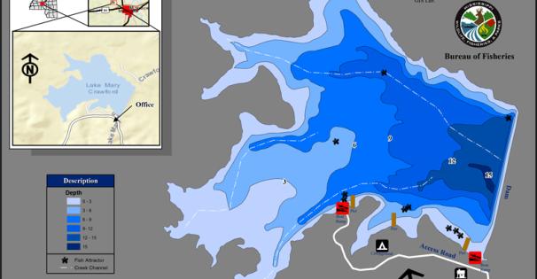 Lake Mary Crawford Depth Map Thumbnail
