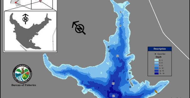 Lake Columbia Depth Map Thumbnail