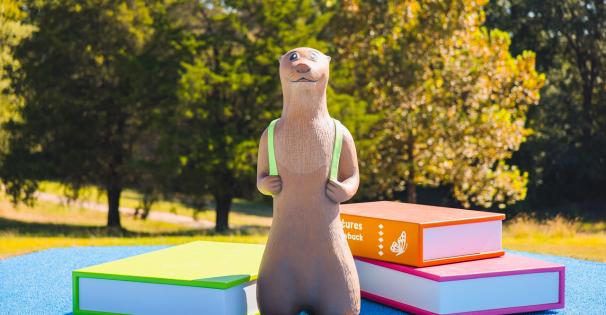 Spotter the Otter on Spotter's Adventure Trail