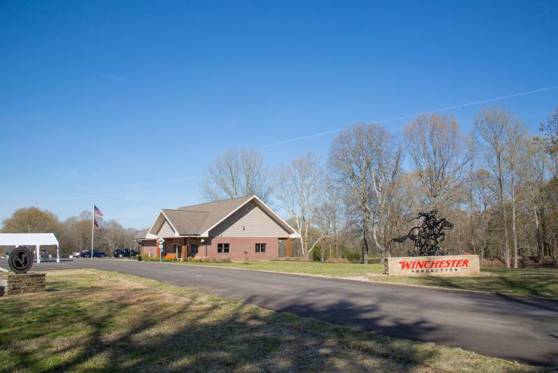 The entrance to McIvor Shooting Facility